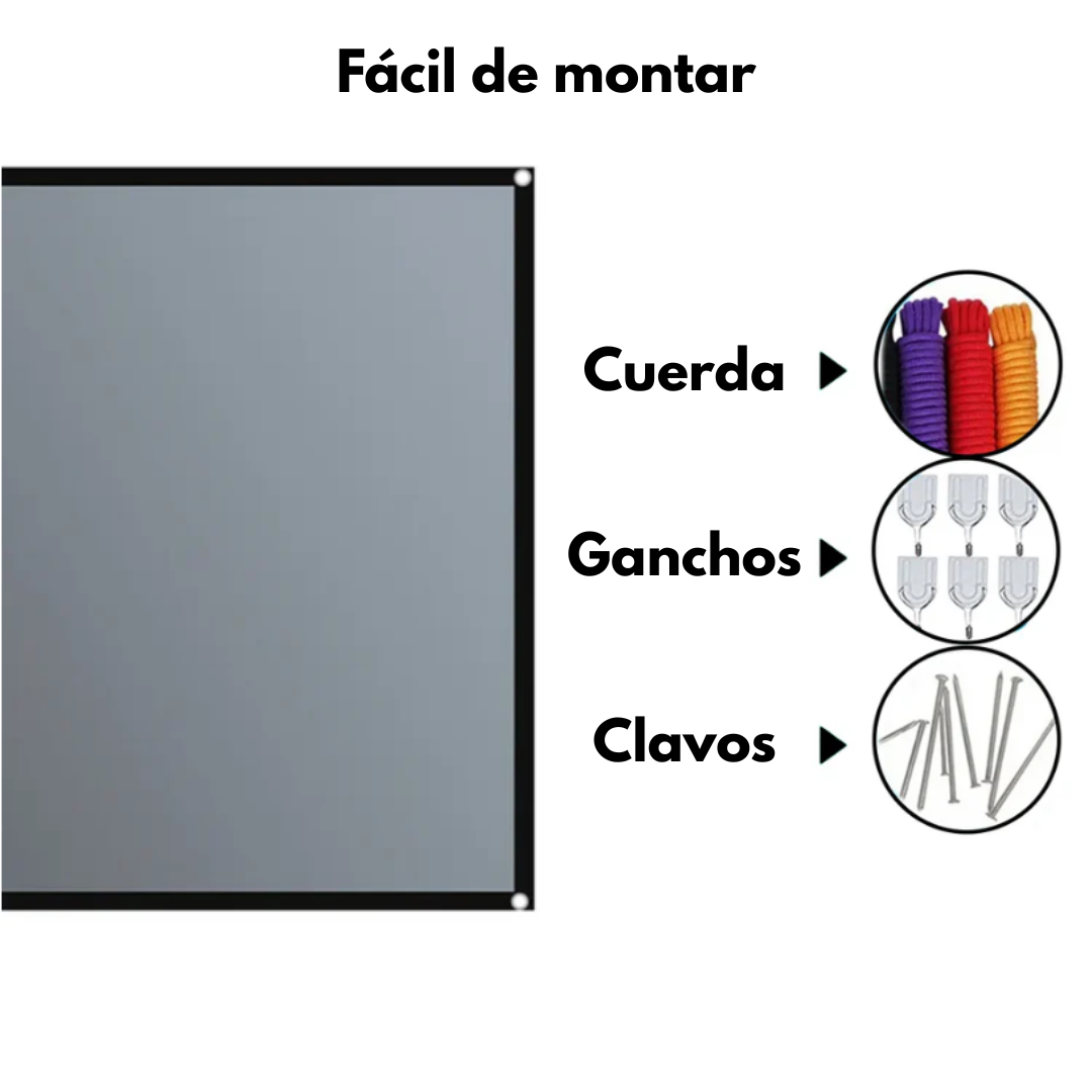 Prislume™ Pantalla Reflejante de  Proyector (100 inch)